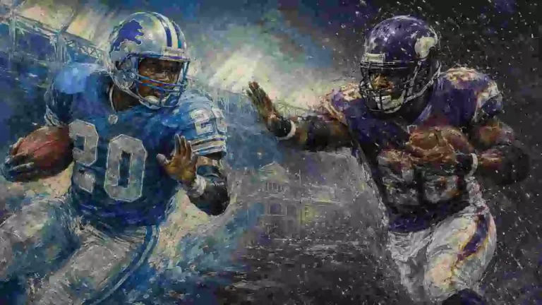 Minnesota Vikings vs Detroit Lions Match Player Stats