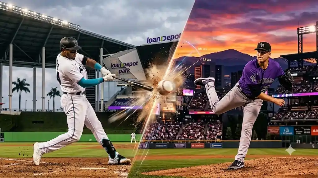 Miami Marlins vs Colorado Rockies