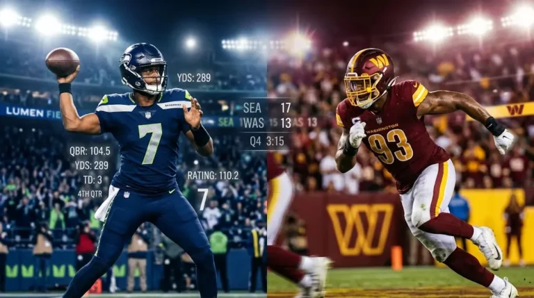 seahawks vs washington commanders match player stats