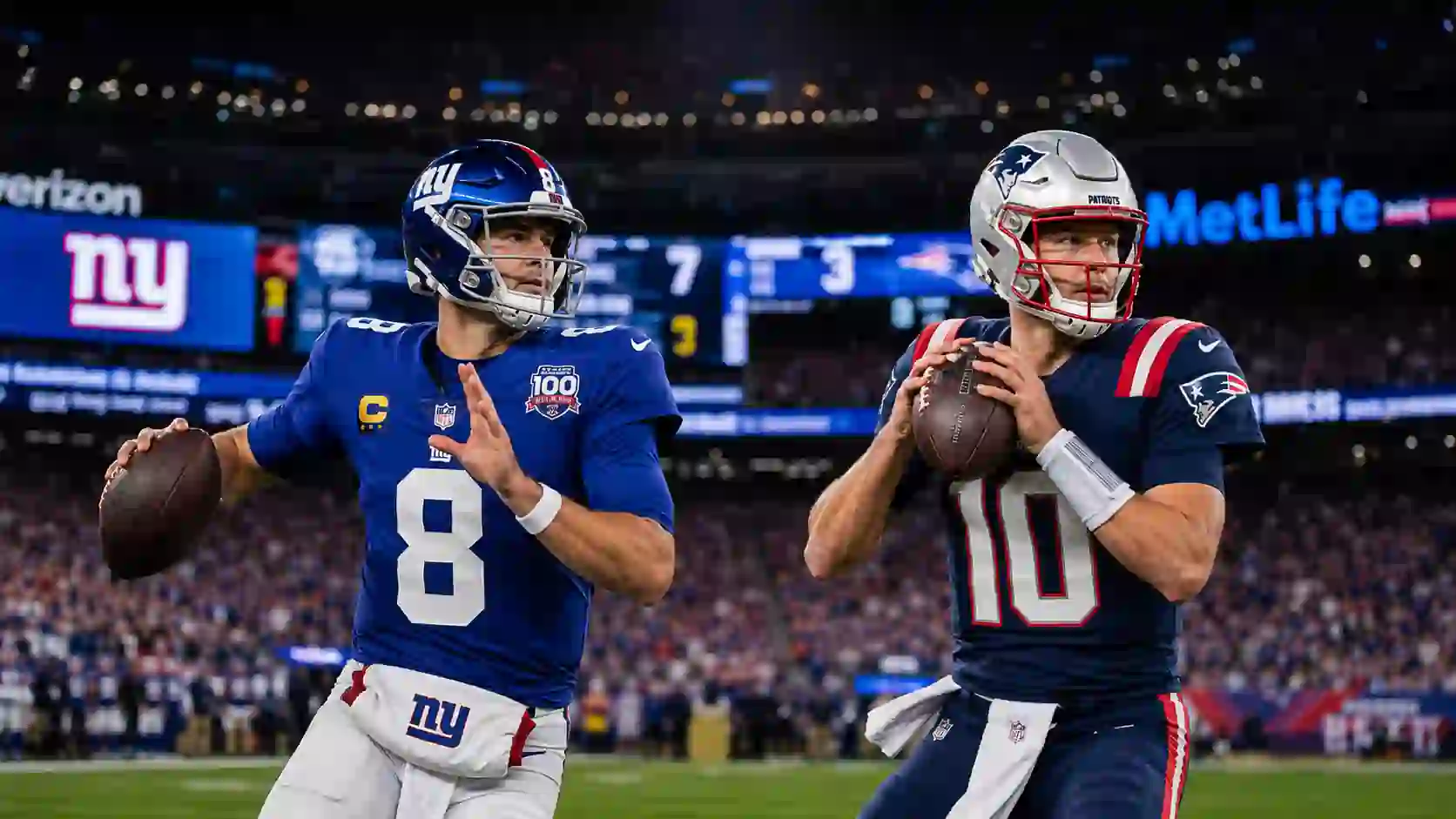 New York Giants vs New England Patriots Match Player Stats