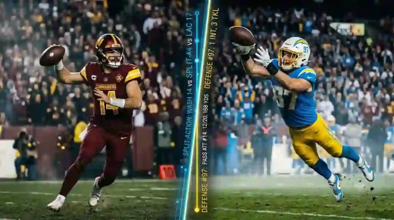 Washington Commanders vs Chargers Match Player Stats