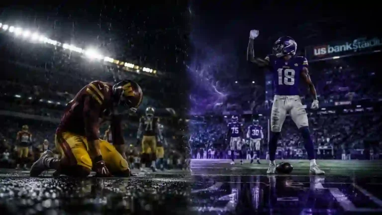 washington commanders vs minnesota vikings match player stats