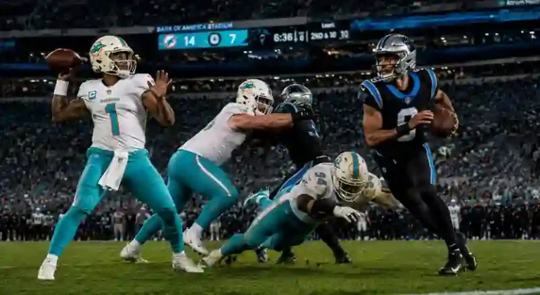 miami dolphins vs carolina panthers match player stats
